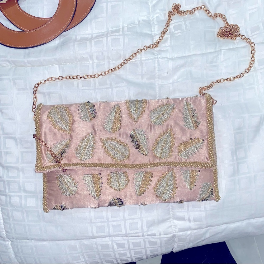 Beaded Envelope Purse with Lead Detail